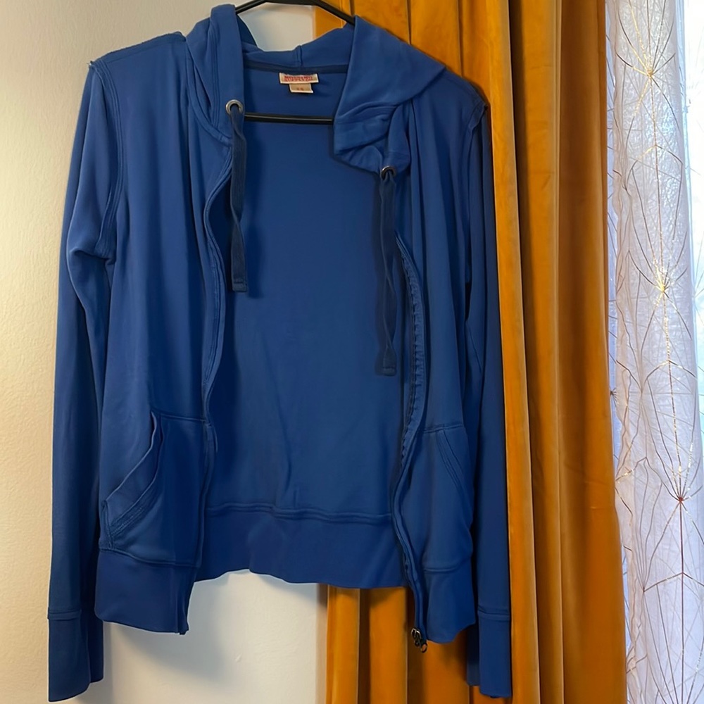 Mossimo Small Royal Blue zip up sweater